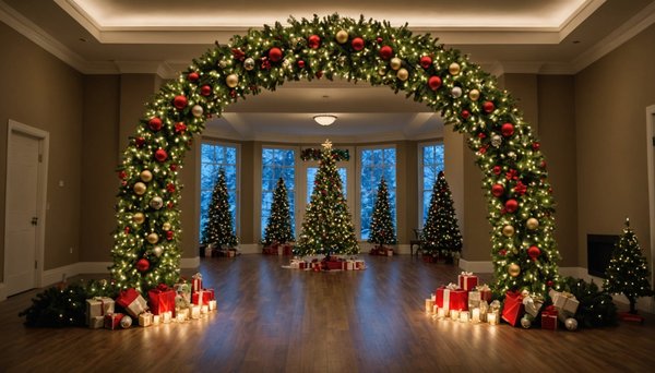 Transformez votre espace avec notre location d'arche de noël